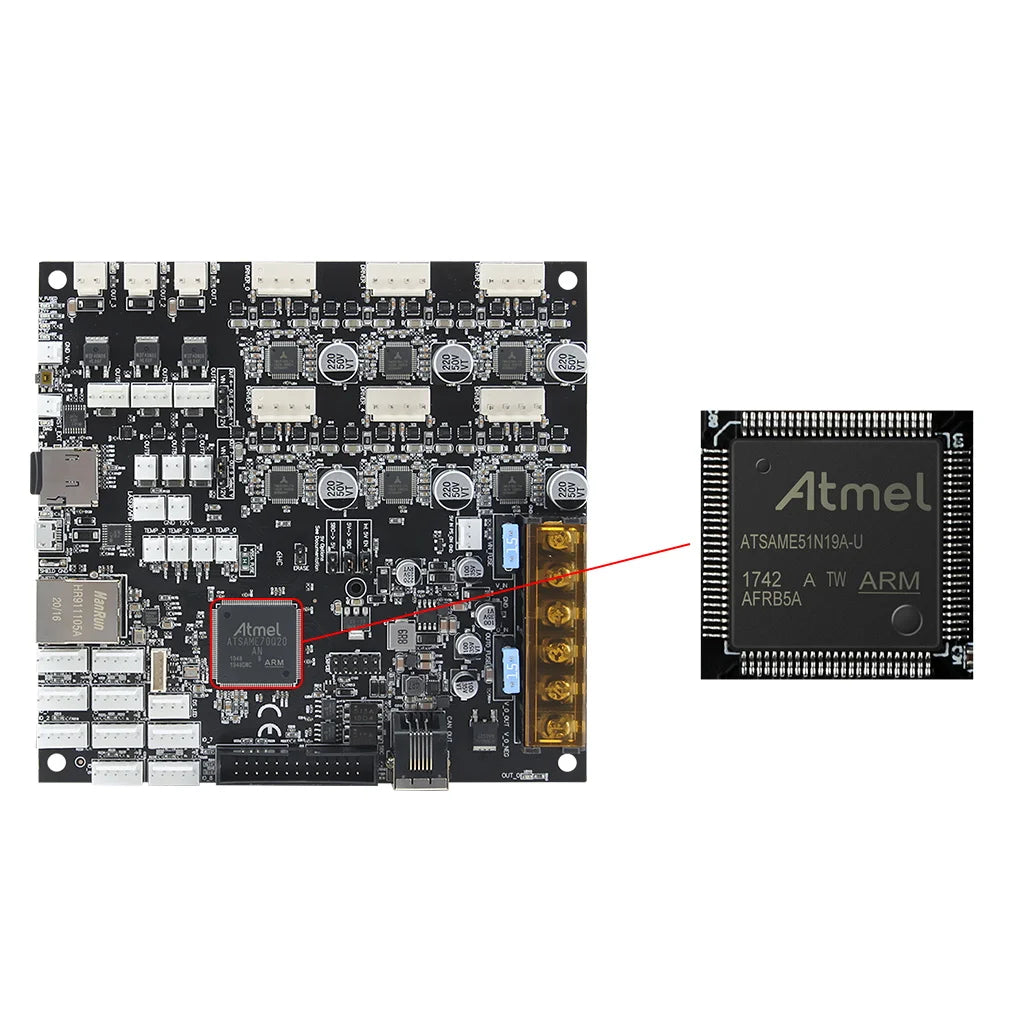 Cloned Duet 3 6HC Duet Advanced 32bit Motherboard Upgrades Controller Board for 3D Printer CNC BLV MGN Cube