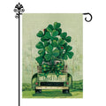 Wholesale 12 X 18 Inch Burlap Double Sided Printing Happy St Patricks Day Garden Flags Welcome Signs for Outdoor Decor