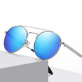 Unisex New Fashion A757 Polarized Sunglasses Gold Frame UV Protection Driver Sunglasses with Tac Lenses Round Style