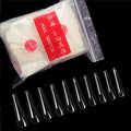 New Hot OEM XXL Long Almond Nail Art Tips ABS False Nails Woman Fingernails Professional Salon Nail Extension Manicure ABS