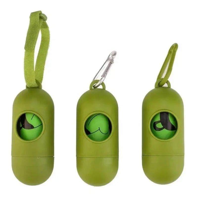 Juicepet Outdoor Biodegradable Plastic Capsule Poop Bags Dispenser Pet Waste Bag Holder for Dogs and Animals