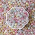 100pcs/lot 8mm Colored Cracked Beads Spacer Beads for Jewelry Making Handmade Bracelet Necklace Kit DIY