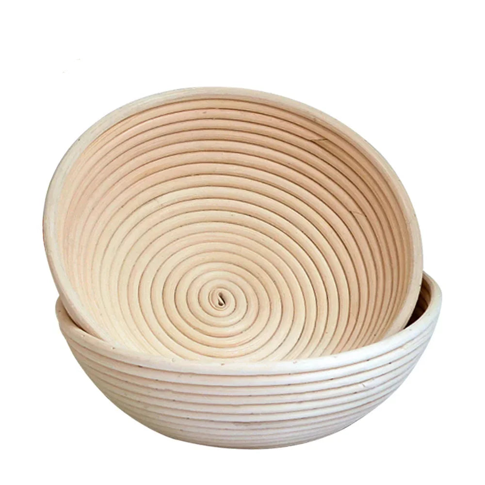 Factory Wholesale Eco-Friendly Rattan Bread Baskets Woven Serving Baskets for Pastry & Baking Tools