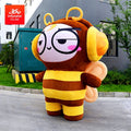Giant Outdoor Commercial Advertising Inflatable Standing Animal Bee Model Customized Inflatable Cartoon Little Bee