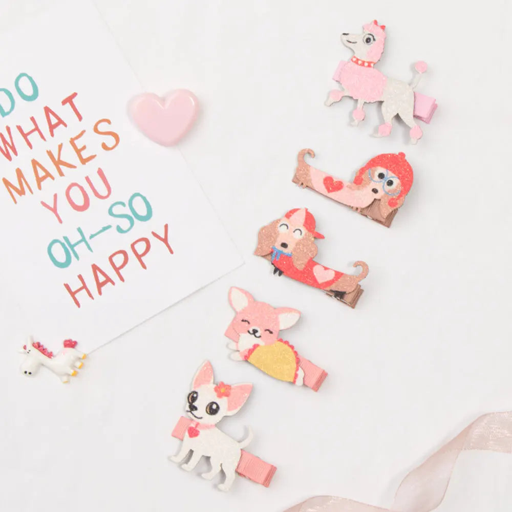 MIO Girls Cute Cartoon Animals Hairpins Children Lovely Hair Clips Headband Sweet Hair Clip Kids Hair Accessories