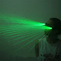 Hot Customizable LED Laser Glasses Sunglasses 2-beam Multi-Line Rechargeable Battery Stage DJ Club Party Luminous Costumes