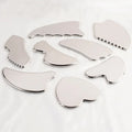 HZ Hot Sell Stainless Steel Scraper Facial Massage Gua Sha Tool Heart Shape Scraper