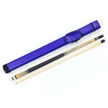 Factory Wholesale Billiard 2-PC Canadian Maple Wood 58" Pool Cue Uni-loc Joint Tip 12.5MM with PU Cue Bag Set