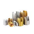 Stainless Steel Metric Inner Thread ES 302 Slotted Self Tapping Thread Insert Nut
