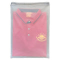 EKA Sample Compostable Corn Starch Clothing Bag Cloth Packaging Self Adhesive Seal Pla Resealable Biodegradable Garment Bags
