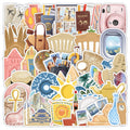 50PCS Car Mobile Phone Computer Decoration Graffiti Stickers Waterproof Holiday Travel Wholesale