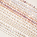 Real Natural Fresh Water Pearls Strand Low Price Wholesale Fengzuan Jewelry for Eyeglasses Decoration Loose Pearls
