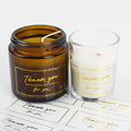 Custom Clear Vinyl Sticker Custom Shape Waterproof Oil Resistant Scratch Proof Strong Adhesive Die Cut Candle Jar Logo Stickers