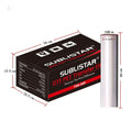SUBLISTAR DTF High Gloss Reflective Silver Film 30CM*100M PET Paper Glossy Cold Peel with Strong Reflective Effect for Fabric