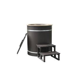 Keya Manufacture Red Cedar Wood Eco-Friendly Outdoor Cold for Tub Set Portable Barrel Ice Bath Tub with Water Chiller