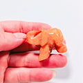 HZ Wholesale Natural Mixed Stone Animals Red Aventurine Carving Gemstone Elephant Crystal Elephants Carving for Crystal Decoration