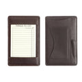 Fashion Custom Logo Design Genuine Leather Notebook Cover Memorandum Protective Sleeves Book Cover Pen Holder Office School Use
