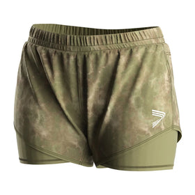 Top Quality Gym Dry-Fit Muscle Lined Women'S Workout Women'S 2 in 1 Summer Running Shorts Gym Wo