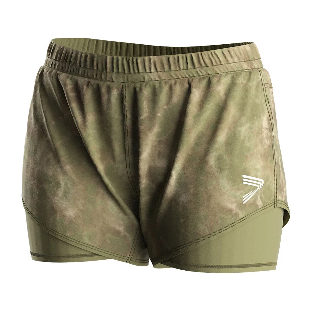 Top Quality Gym Dry-Fit Muscle Lined Women'S Workout Women'S 2 in 1 Summer Running Shorts Gym Wo