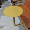 Nordic Style Golden Wall-Mounted Small Table for Tea Milk Dessert Shop for Inn Homestay Hotel Leisure Areas