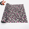 New Patterned With pink Leopard Print Hot Fix Crystal Trimming Hot Fix Adhesive Rhinestone Mesh Sheet
