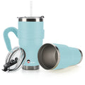 Wholesale 30OZ Tumbler Private Label Stainless Steel Insulated Double Wall Coffee Tumbler Cups Mugs With Lid and Handle