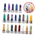 HOT SALE Replaceable Healing Crystal Stone Point Withe Bottom for Crystal Water Bottle(excluding Bottles)