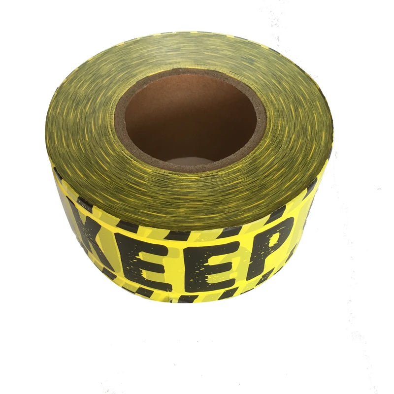 Red Non-Adhesive Barrier Tape for Caution Danger Hazard & Warning Made of PE Material Huaan T019