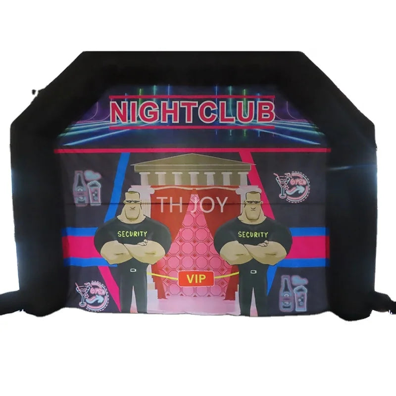 Free  air Ship to Door Inflatable Nightclub TentDisco Tent Party Cube Tent Outdoor Mobile Night Club Music Bar for Party