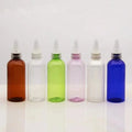 100ml Pearl White Amber Soft Hair Oilluxurysqueeze Applicator Packaging Bottle Party Blue Green Cosmetic Screen False Eyelashes
