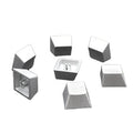 OEM Custom Anodized Aluminum DIY Mechanical Keycap Manufacturing Parts CNC Machining on Stainless Steel Custom Keycaps