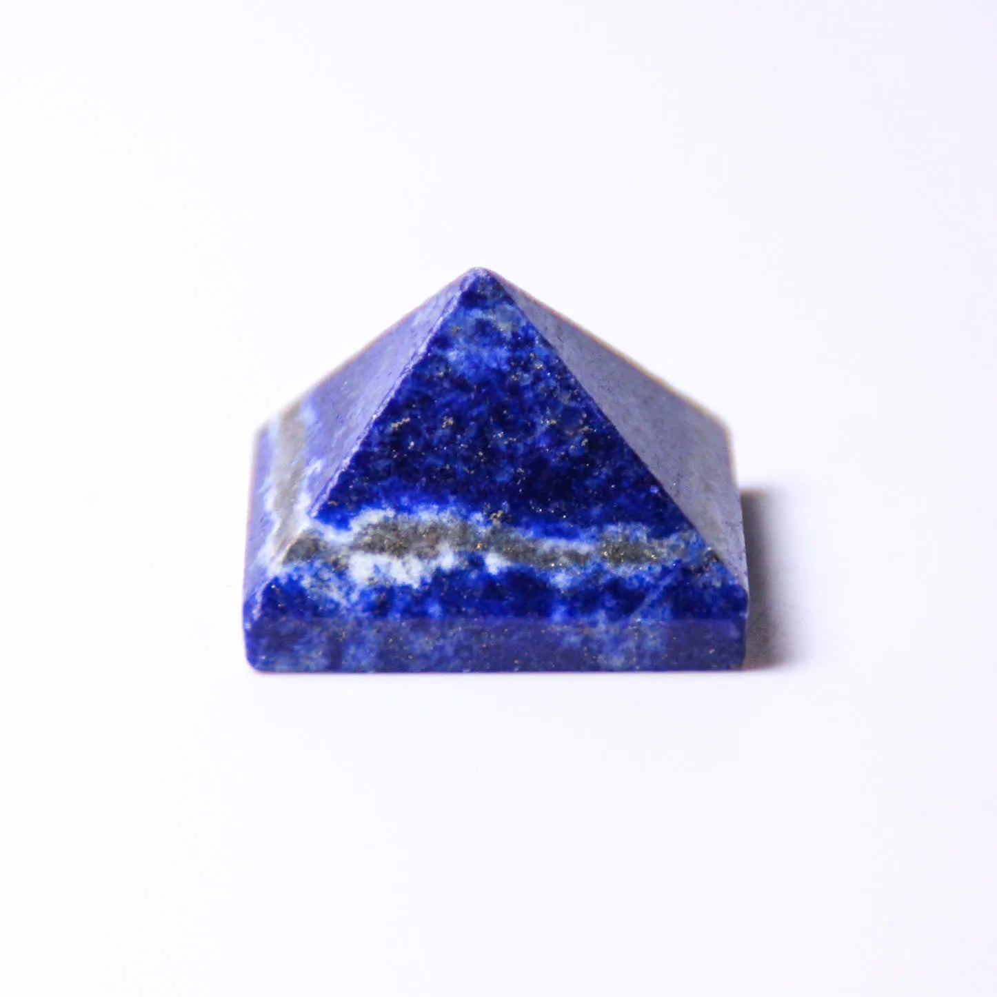 DIY Natural Crystal Folk Crafts Lapis Lazuli Pyramid Prisms for Wedding Decoration Crafts