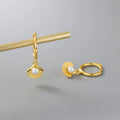 Trend Exquisite 925 Sterling Silver Shell Drop Earrings for Women Gold Marine Synthetic Pearl Huggies Ear Buckle for Weddings