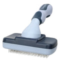 Factory Wholesale Custom Logo Self Cleaning Cat Hair Removal Pin Brush Dog Pet Grooming Slicker Brush