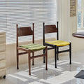 Modern Retro Antique Solid Wood Fabric Chairs for Hotel Restaurant Cafe Hospital Living Room & Bedroom Leisure Use