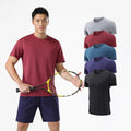T Shirts Sport Pour Hommes Custom Logo Gym Sports Wearing Tops Stretchy Quick Dry Running Jogging T-shirts