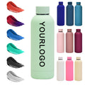 Wholesale Soft Touch Rubber Paint Double Wall Vacuum Flask Tumbler 500ml Stainless Steel Water Bottles