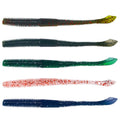 Wholesale SO126 10cm 2.3g 10pcs/bag Artificial Soft Plastic Worm Baits Fishing Lures