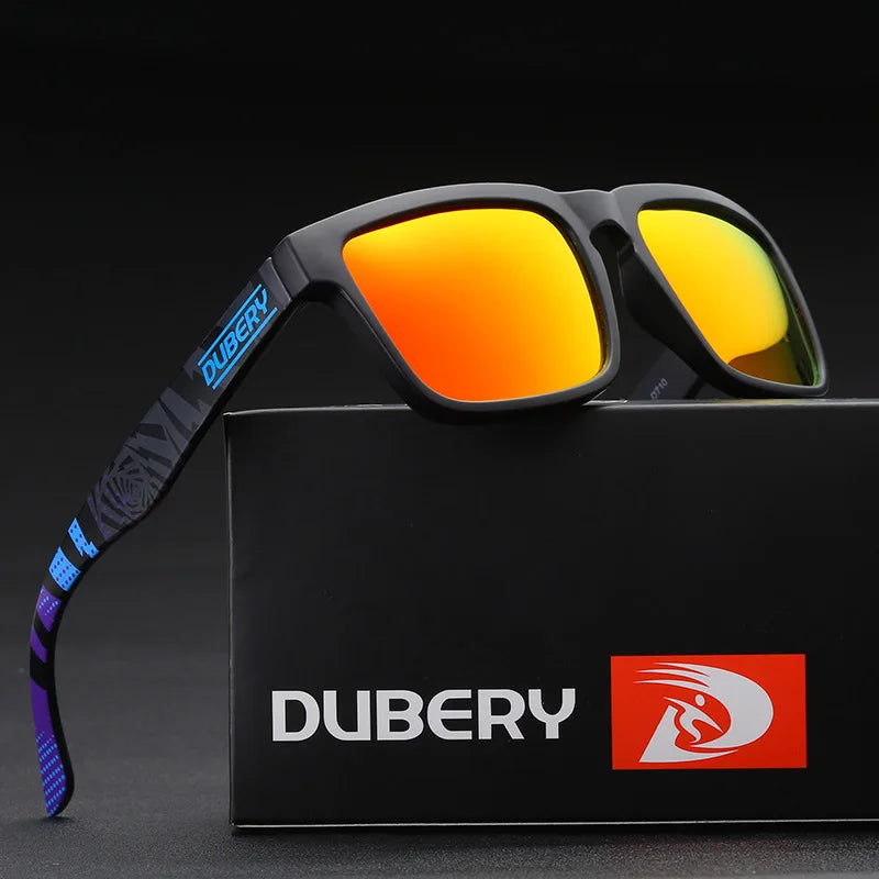 DBUERY D710 Driver Sports Shades Sun Glasses Men 2021 New Luxury Brand Designer Logo Polarized Sunglasses DUBERY Unisex S Black
