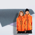 75D Low Stretch Cool Ripstop Waterproof Polyester Composite Autumn Winter Windbreaker Ski Suit Tear-resistant Outdoor Jacket