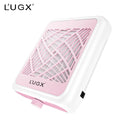 Oly Nail Factory Professional Vacuum Cleaner LUGX Nails Brushless Suction Fan Beautiful Pink Color Nail Dust Collector Wireless