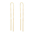 SP INS Minimalist 925 Sterling Silver Threader Tassel Drop Earrings for Women Long Chain Earring Wire