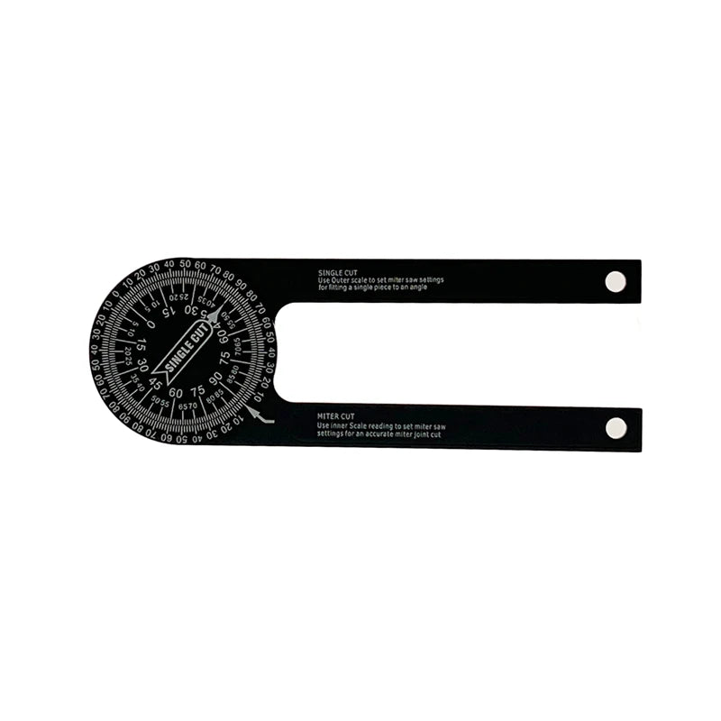 Aluminum Alloy Angle Finder Level Meter Measuring Ruler Miter Saw Protractor Goniometer Precision Measuring Ruler Tool