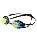 Adult Universal Competition Swimming Racing Goggles Durable UV Protection Waterproof Anti-Fog Mirror Coated Lens PC Myopia