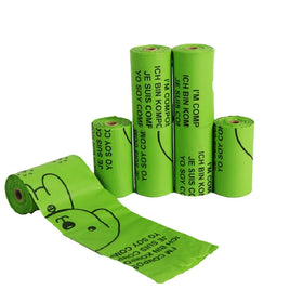 G44 15%off Biodegradable Dog Poop Bag 4 8 Rollscompostable Pla Eco Friendly Waste Bag for Training Custom Private Label