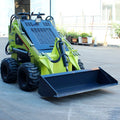 Cheap Chinese Electric Walk Behind Crawler Wheel Diesel Mini Skid Steer Track Loader for Sale