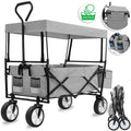 Push Pull Collapsible Folding Wagon Baby Outdoor Folding Children Wagon Stroller Cart for Kids
