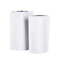 Eco Friendly Coffee Biodegradable Stand up White Kraft Paper Packaging Reusable Kraft Paper Bag