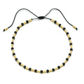 2mm Genuine Natural Lapis Spinel Crystal Stone Hand Woven Men's Boho Style Adjustable Bracelets Lucky Gift Energy Anniversary