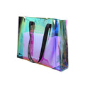 2022 High Quality Customized PVC Shopping Tote Bag Plastic Laser Tote Bag
